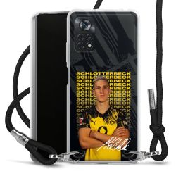 New Carry Case Transparent Stoff schwarz/silber