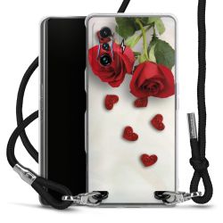 Carry Case Transparent Fabric black/silver