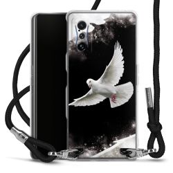 Carry Case Transparent Fabric black/silver