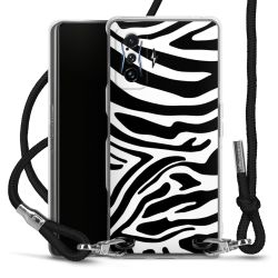 Carry Case Transparent Fabric black/silver