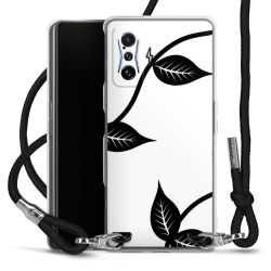 Carry Case Transparent Fabric black/silver