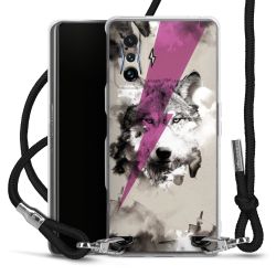 Carry Case Transparent Fabric black/silver