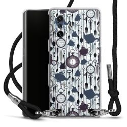 Carry Case Transparent Fabric black/silver