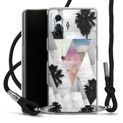 Carry Case Transparent Fabric black/silver