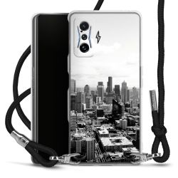 Carry Case Transparent Fabric black/silver