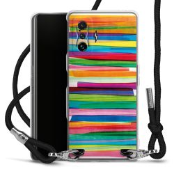 Carry Case Transparent Fabric black/silver