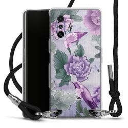 Carry Case Transparent Fabric black/silver