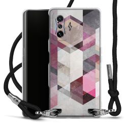 Carry Case Transparent Fabric black/silver