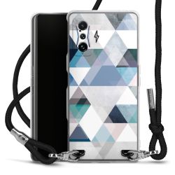 Carry Case Transparent Fabric black/silver