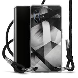 Carry Case Transparent Fabric black/silver