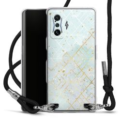 Carry Case Transparent Fabric black/silver