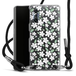 Carry Case Transparent Fabric black/silver