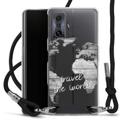 Carry Case Transparent Fabric black/silver