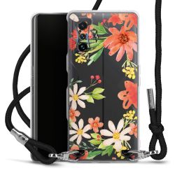 Carry Case Transparent Fabric black/silver