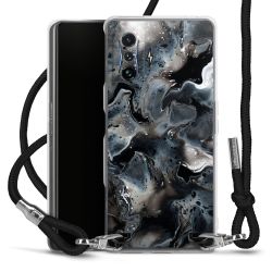 Carry Case Transparent Fabric black/silver