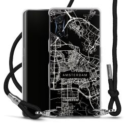 Carry Case Transparent Fabric black/silver