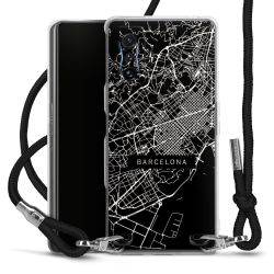 Carry Case Transparent Fabric black/silver