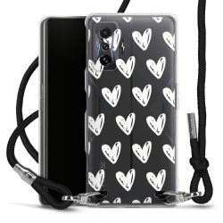 Carry Case Transparent Fabric black/silver