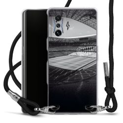 Carry Case Transparent Fabric black/silver