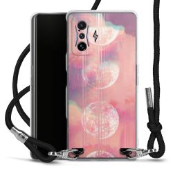 Carry Case Transparent Fabric black/silver