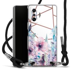 Carry Case Transparent Fabric black/silver