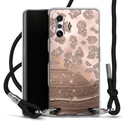 Carry Case Transparent Fabric black/silver