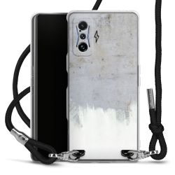 Carry Case Transparent Fabric black/silver