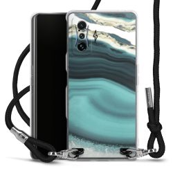 Carry Case Transparent Fabric black/silver