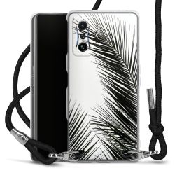 Carry Case Transparent Fabric black/silver