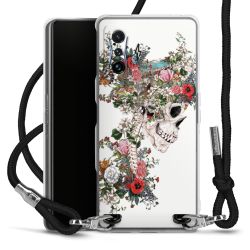 Carry Case Transparent Fabric black/silver