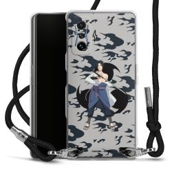 Carry Case Transparent Fabric black/silver