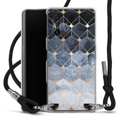 Carry Case Transparent Fabric black/silver