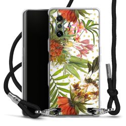 Carry Case Transparent Fabric black/silver