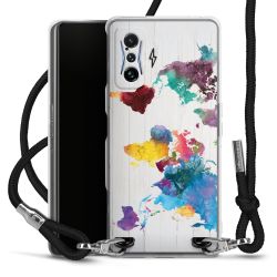 Carry Case Transparent Fabric black/silver