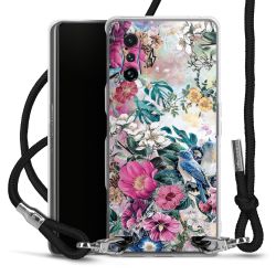 Carry Case Transparent Fabric black/silver