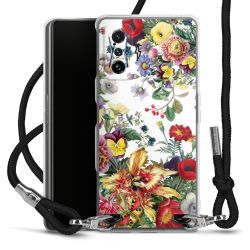 Carry Case Transparent Fabric black/silver