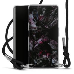 Carry Case Transparent Fabric black/silver