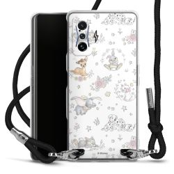 Carry Case Transparent Fabric black/silver