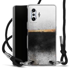 Carry Case Transparent Fabric black/silver