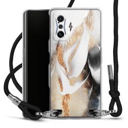 Carry Case Transparent Fabric black/silver