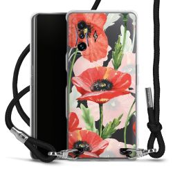 Carry Case Transparent Fabric black/silver