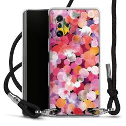 Carry Case Transparent Fabric black/silver