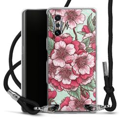 Carry Case Transparent Fabric black/silver