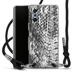 Carry Case Transparent Fabric black/silver