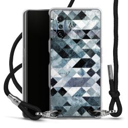 Carry Case Transparent Fabric black/silver