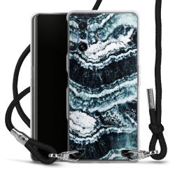 Carry Case Transparent Fabric black/silver