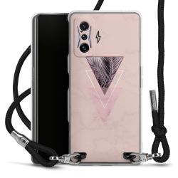 Carry Case Transparent Fabric black/silver