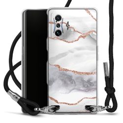 Carry Case Transparent Fabric black/silver