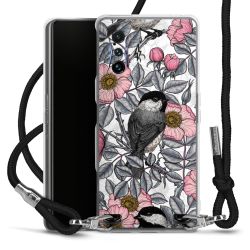 Carry Case Transparent Fabric black/silver