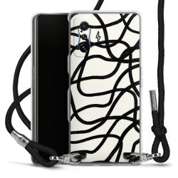 Carry Case Transparent Fabric black/silver